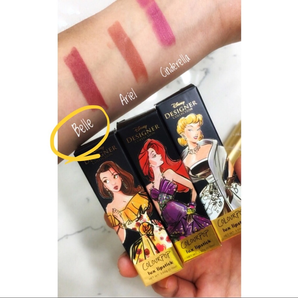 Belle lipstick from Colourpop X Disney Collection